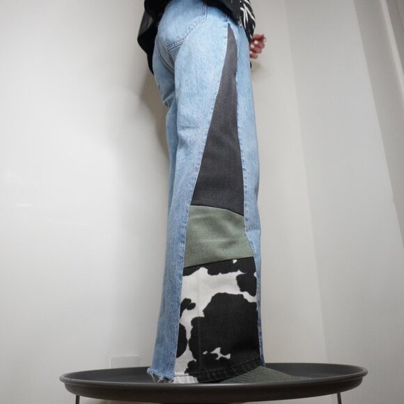 Denim Forum Aritzia - Custom Wide-Leg Designer-Inspired Jeans - Picture 5 of 15